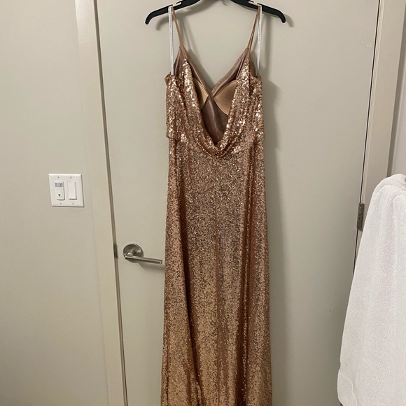 Jenny Yoo Jules in Rose Gold Size 14 - Picture 3 of 5